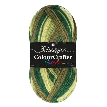 Scheepjes Colour Crafter Parade Garn 404 Grønn Blend Scheepjes Colour Crafter Parade Garn 404 Grønn Blend
