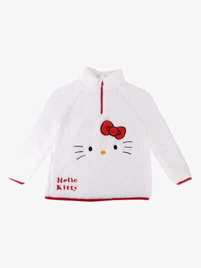 Hello Kitty Fleecetrøye Hvit 8 år