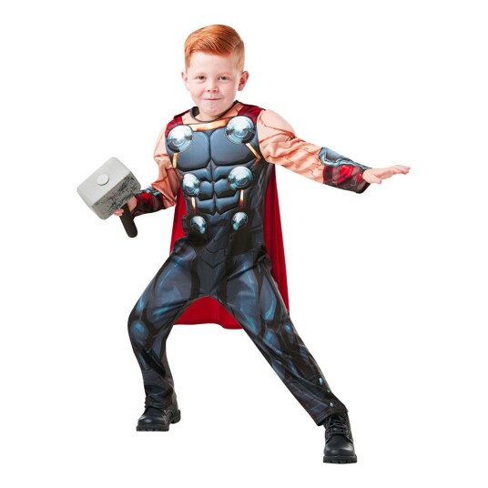 Rubies Costumes NL Thor Deluxe Barn Karnevalkostyme  Small
