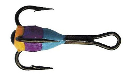 Wiggler Lyspropper til isfiske, blå/lilla 2pk - Str. 12