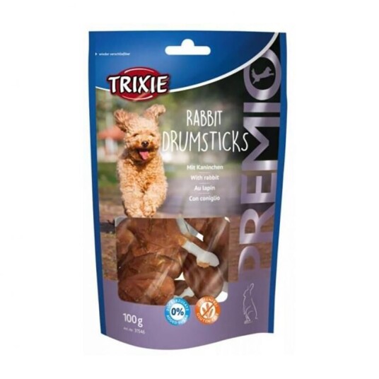 Trixie Premio Godbitbein Til Hund M/Smak Av Kanin 100 G