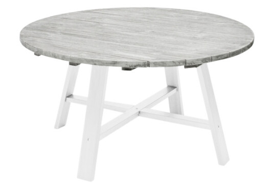 Hillerstorp SHABBY CHIC bord Ø 138 cm Grå 1672267-02-02 1524901-01-2