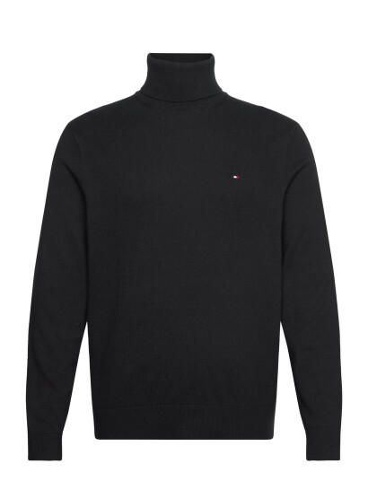 Tommy Hilfiger Pima Org Ctn Cashmere Roll Neck - Black - S Tommy Hilfiger Pima Org Ctn Cashmere Roll Neck - Black - S