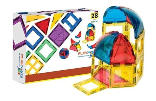 Playmags Magnetic tiles 3D Dome 164 28 pcs set