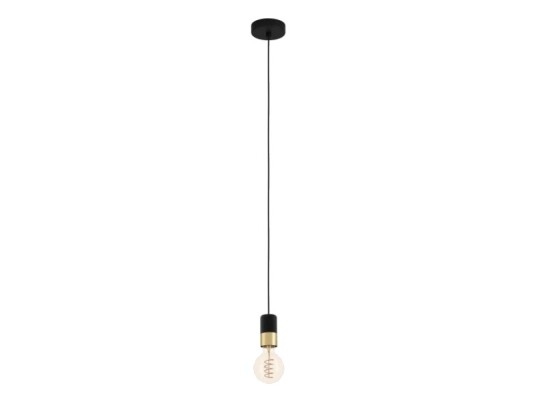 Eglo Calari Taklampe E27 L1500 Sort/Messing Eglo Calari Taklampe E27 L1500 Sort/Messing