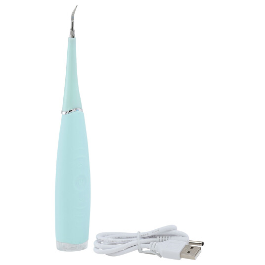 Electric Teeth Cleaner - Fjern plakk og tannstein hjemme BLÅ