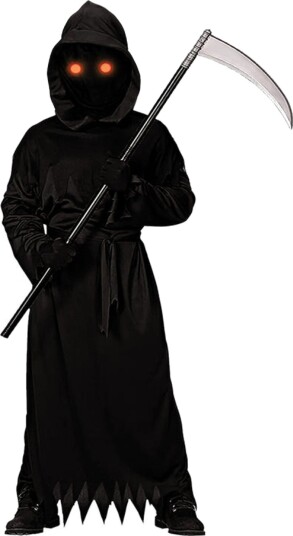 Original Cup Reaper med lysende øyne Barn Kostyme One size REAPER-KIDS