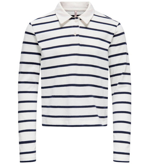 kids ONLY Night Sky Stripes Kogsira L/S Polo Cs Jrs 134-140