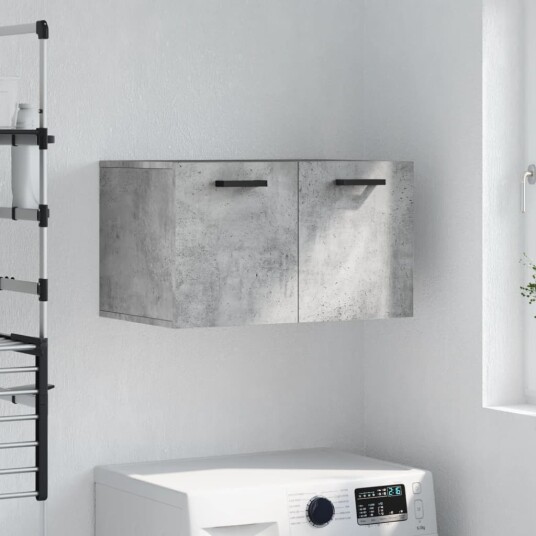  Veggskap betonggrå 60x36,5x35 cm konstruert tre 8720845948658