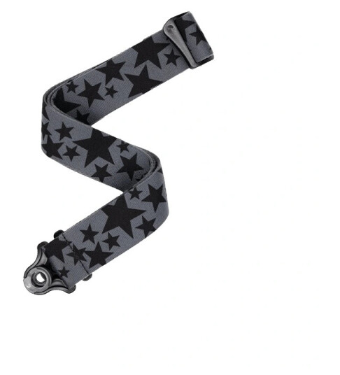 D'Addario 50BAL14 Gitarreim 50 mm Auto Lock Skater Stars