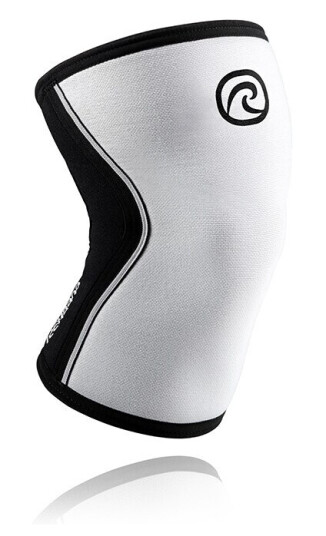 RX Knee Sleeve, 7mm, White/Black