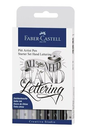 Faber Castell PITT Artist Pen Handlettering Starter Set