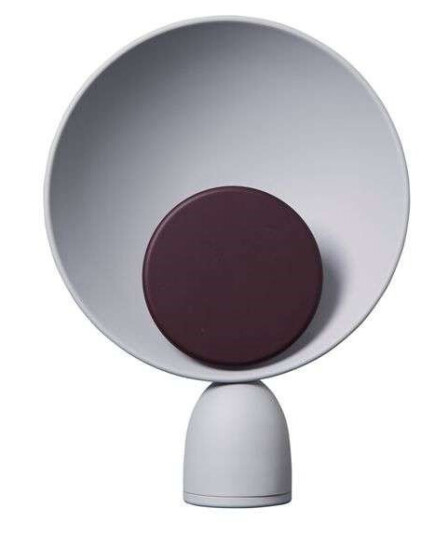 Please Wait to be Seated Blooper Table Lamp Purple Dimmer