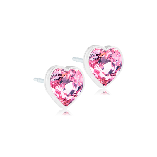 Blomdahl Medical Plastic Heart 6mm Light Rose Blomdahl Medical Plastic Heart 6mm Light Rose