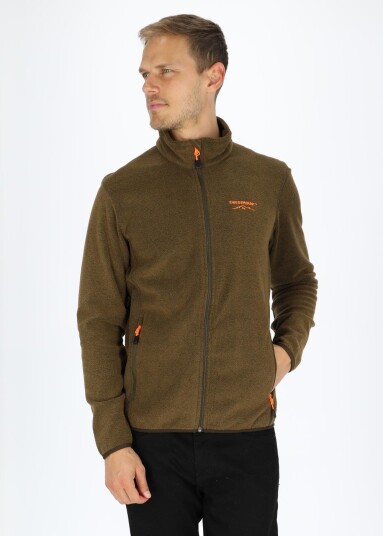 Swedemount Tromsö Fleece Forest Green Melange/Orange 3xl Fleecetrøyer