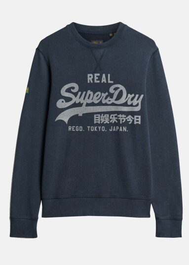 Superdry Classic Vl Graphic Sweatshirt Eclipse Navy L Sweatshirts
