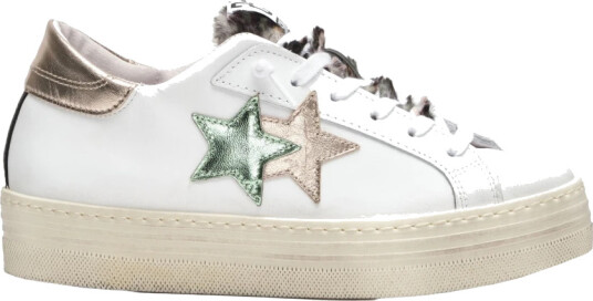 2Star Dame Sko Hvit 36 EU, 2Star Dame Sko Hvit 36 EU,