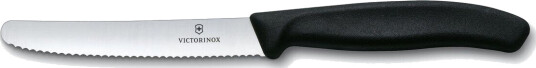 Victorinox Swiss Classic pølse-/tomatkniv 11 cm Svart