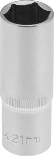 PELA 549086 Pipe Drivstørrelse 1/2", 6-Kant, Lang 21 mm