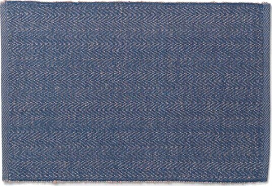 Lyngby Porcelæn - Herringbone brikke blå
