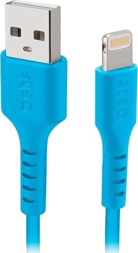 SBS TECABLEUSBIP589A USB A Lightning kabel blå TECABLEUSBIP589A