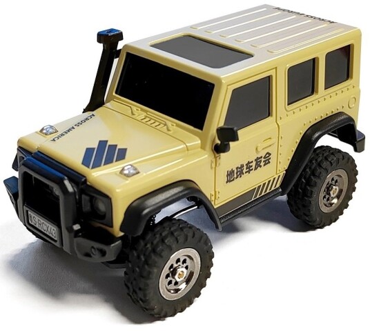 Turbo Mini Crawler 4WD 1/43 Desert Yellow - RTR Turbo Mini Crawler 4WD 1/43 Desert Yellow - RTR