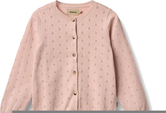 Wheat knit cardigan Maia – powder 86