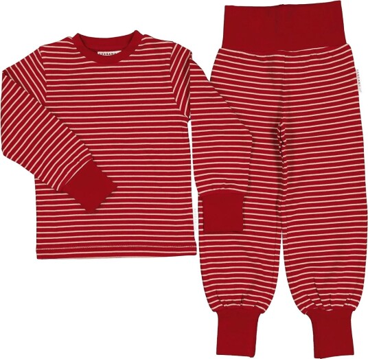 Geggamoja Two Piece Pyjamas   PINK/RED   86/92 L