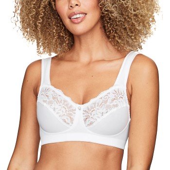 Swegmark BH Support Soft Bra Hvit B 100 Dame Swegmark BH Support Soft Bra Hvit B 100 Dame