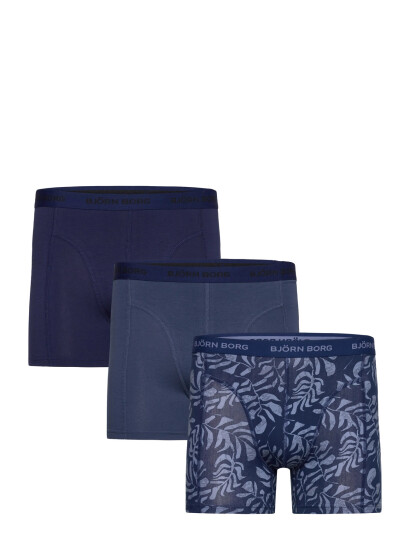 Björn Borg Cotton Stretch Boxer 3P - Navy - M