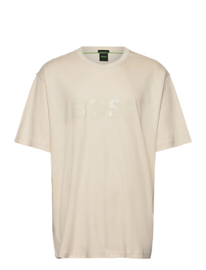 BOSS Ts_Mirror Iconic - Cream - S