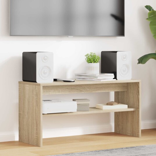  TV skap Sonoma eik 80 x 30 x 40 cm Konstruert tre