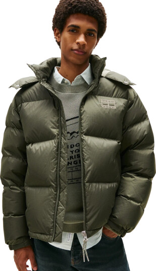 Tommy Jeans Tjm Alaska Down Puffer Ext - Khaki green - M