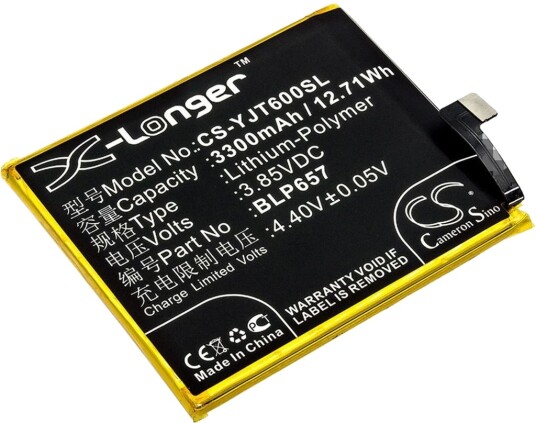 Batteri til Oneplus 6 Dual SIM etc