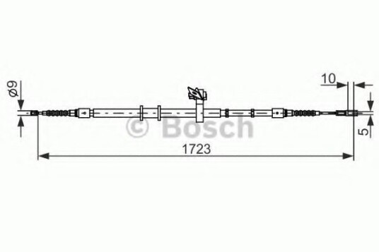 Bremsewire BOSCH 1 987 482 269
