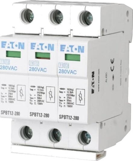 Eaton Overspenningsvern Avleder Til Fordelerskap SPBT12-280/3 158330