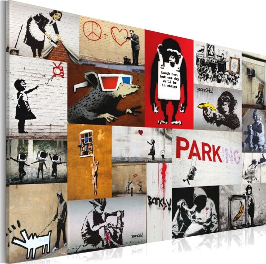 Bilde Banksy Collage 60x40 Artgeist sp. z o. o.