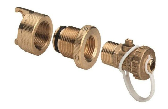 Viega 28 mm Trykktestnippel i Messing for Vann