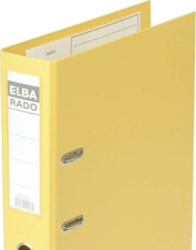 Elba Rado Plast A4 Gult 350 Ark 50 Mm 1 Stykker