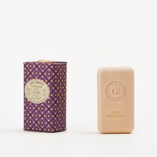 Claus Porto 8741 Pear Sandalwood Wax Sealed Soap Bar Claus Porto 8741 Pear Sandalwood Wax Sealed Soap Bar