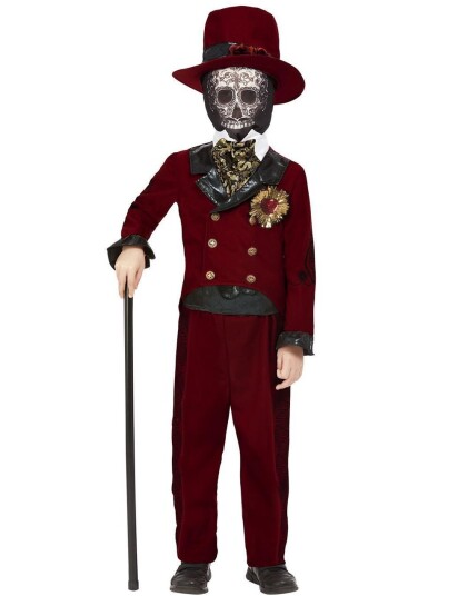 Day of the Dead Sacred Heart Groom Kostyme til Barn 4 6 ÅR Day of the Dead Sacred Heart Groom Kostyme til Barn 4 6 ÅR