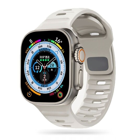 Tech-Protect Apple Watch (42/44/SE/45/49mm) Iconband Tech-Protect Line Silikon Reim - Starlight