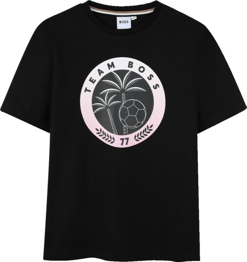 BOSS T skjorte Team BOSSvart/Rosa BOSS 8 år 128 T skjorte