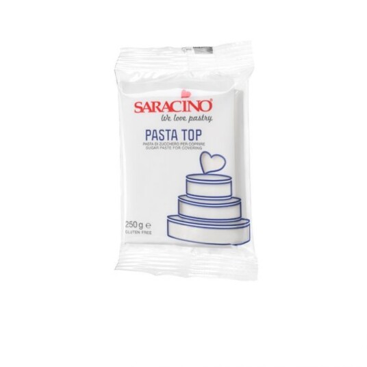 Saracino Top Paste Fondant Hvit 250g 