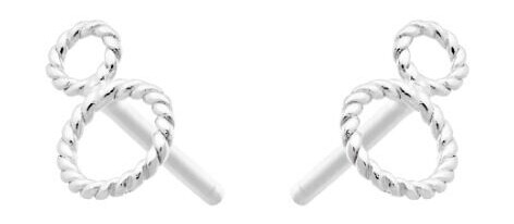Pernille Corydon Twisted Earstick Sterlingsølv Øredobber E-227-S