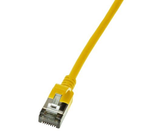 Logilink Slim U/Ftp 5 M Cat6a U/Ftp Stp Rj-45 Rj-45 Gult
