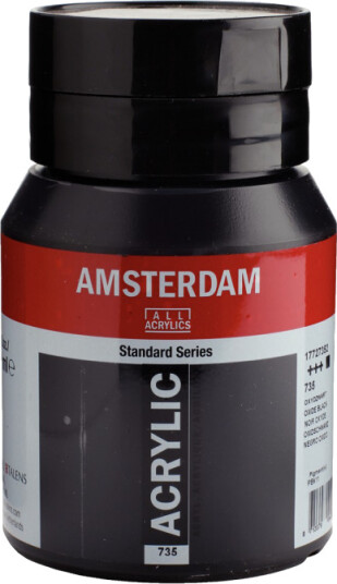 Amsterdam Akrylmaling 500 ml 735 Oxide Black