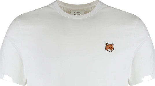 Maison Kitsuné Herre Topper Hvit XL,