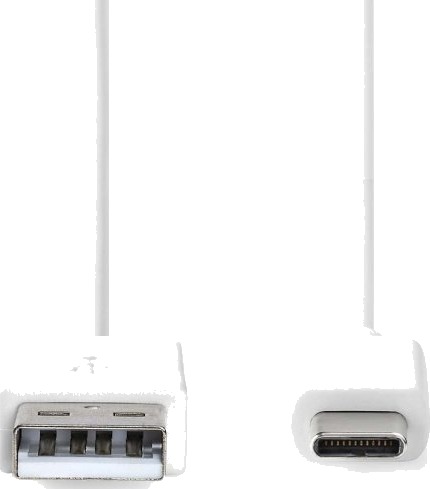 Nedis USB A til USB C kabel 0.5m hvit CCGL60600WT05