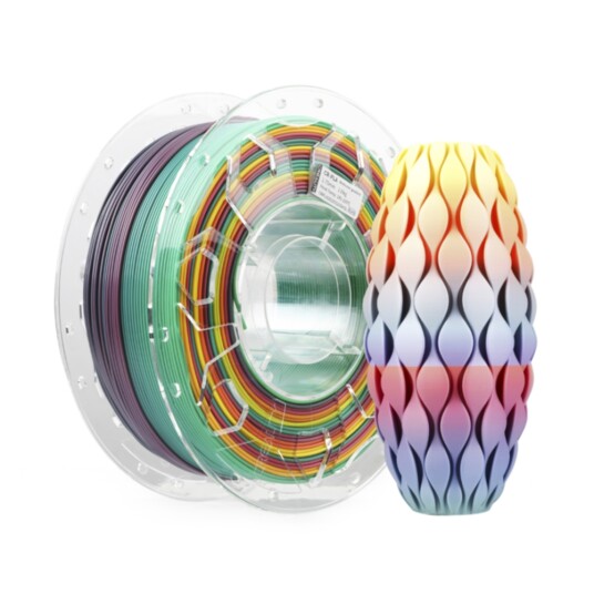 Creality CR PLA   1.75mm   1kg Rainbow
